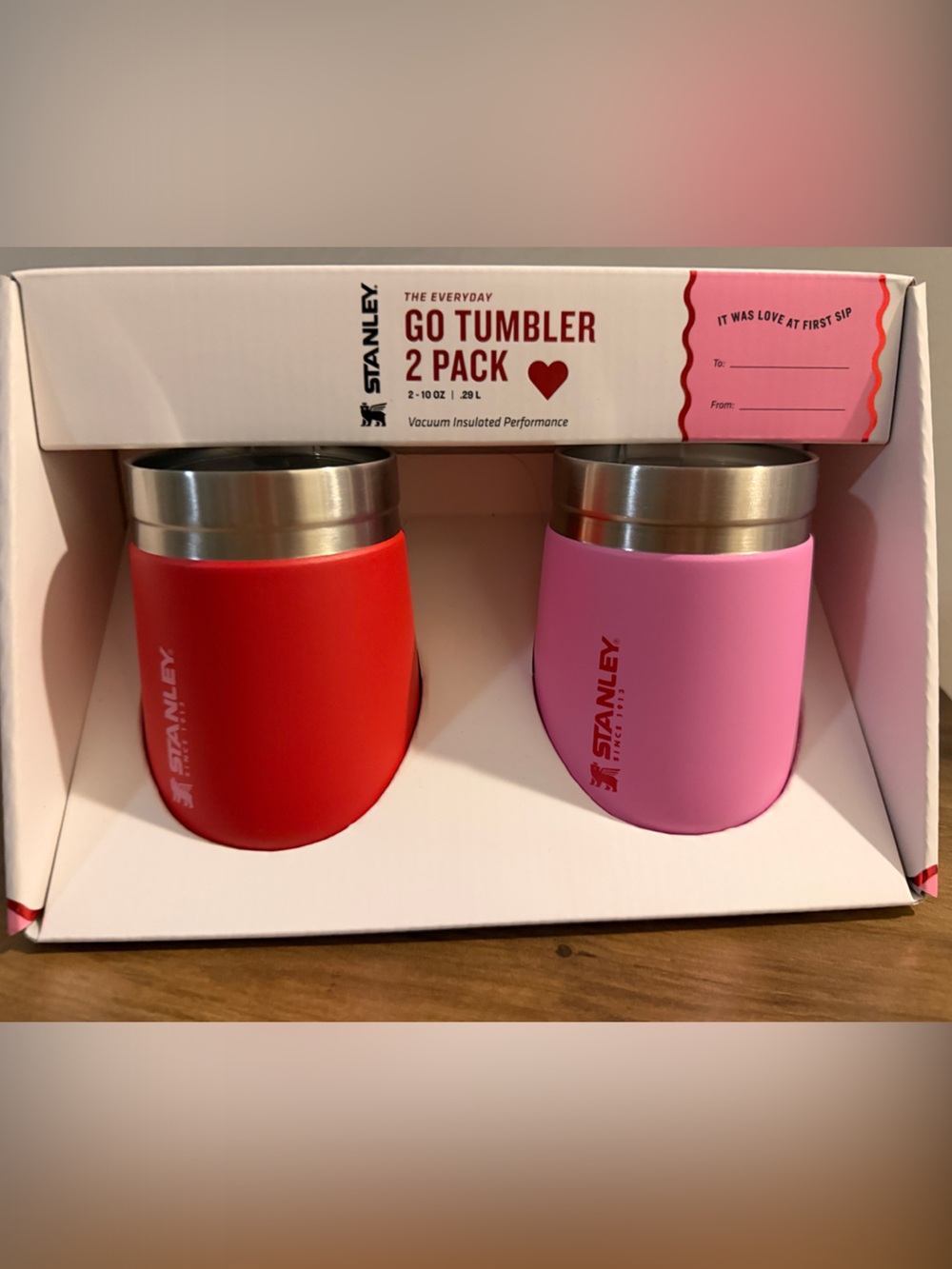 Stanley Red and Pink Go Tumbler 2-Pack- NEW IN BOX